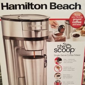 New Hamilton Beach,  the scoop coffee and tea maker